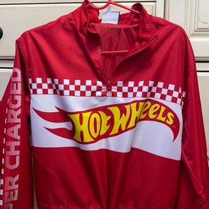 Forever 21 limited edition hot wheels windbreaker.